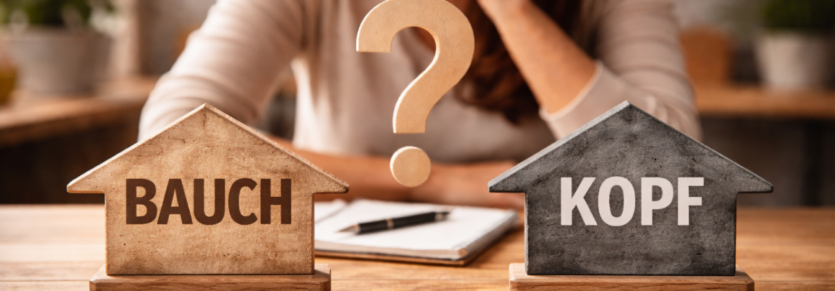 Bild zeigt Bauch und Kopf als Optionen